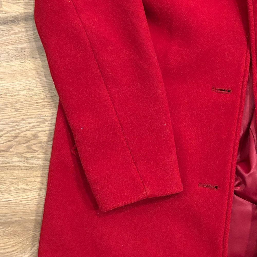 Abercrombie & Fitch Wool Blend Tailored Top Coat -Large Tall - Picture 6 of 10